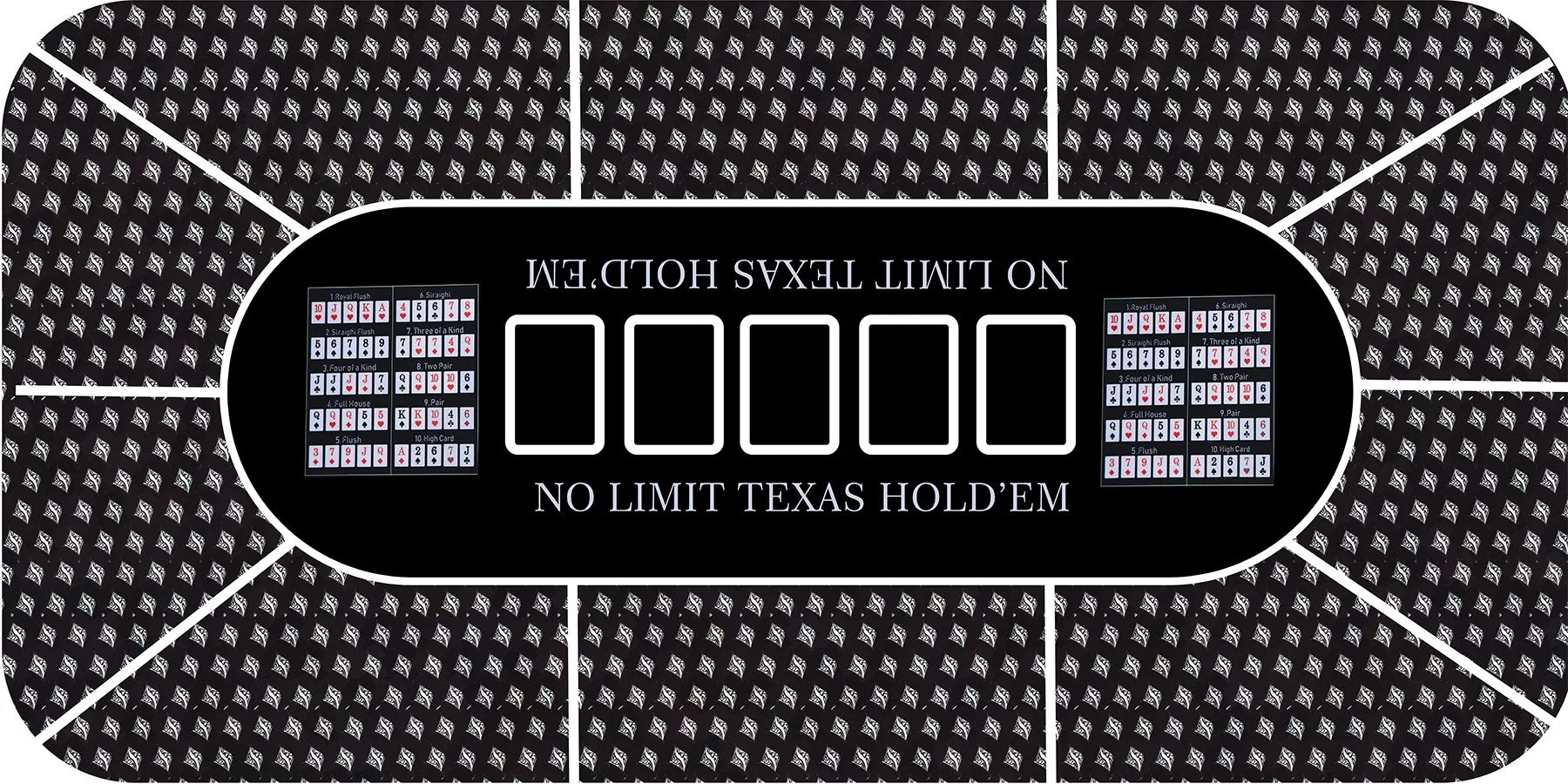 

Коврик для покера Texas Hold'em 120x60 см, резиновый, для клубных игр и домашних развлечений