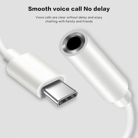 Адаптер UGREEN AC35C USB-C на 3,5 мм белый