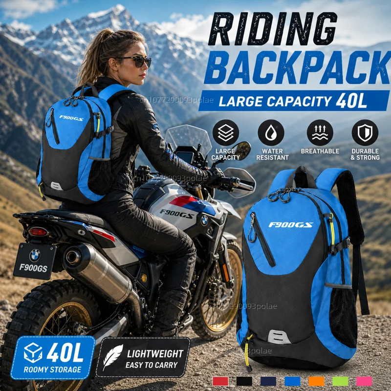 For BMW F900GS ADVENTURE F 900 GS ADVENTURE F 900GS ADV 2024 2025 LargeRacing travel Men waterproof Backpack Bag Motorcycle Gift
