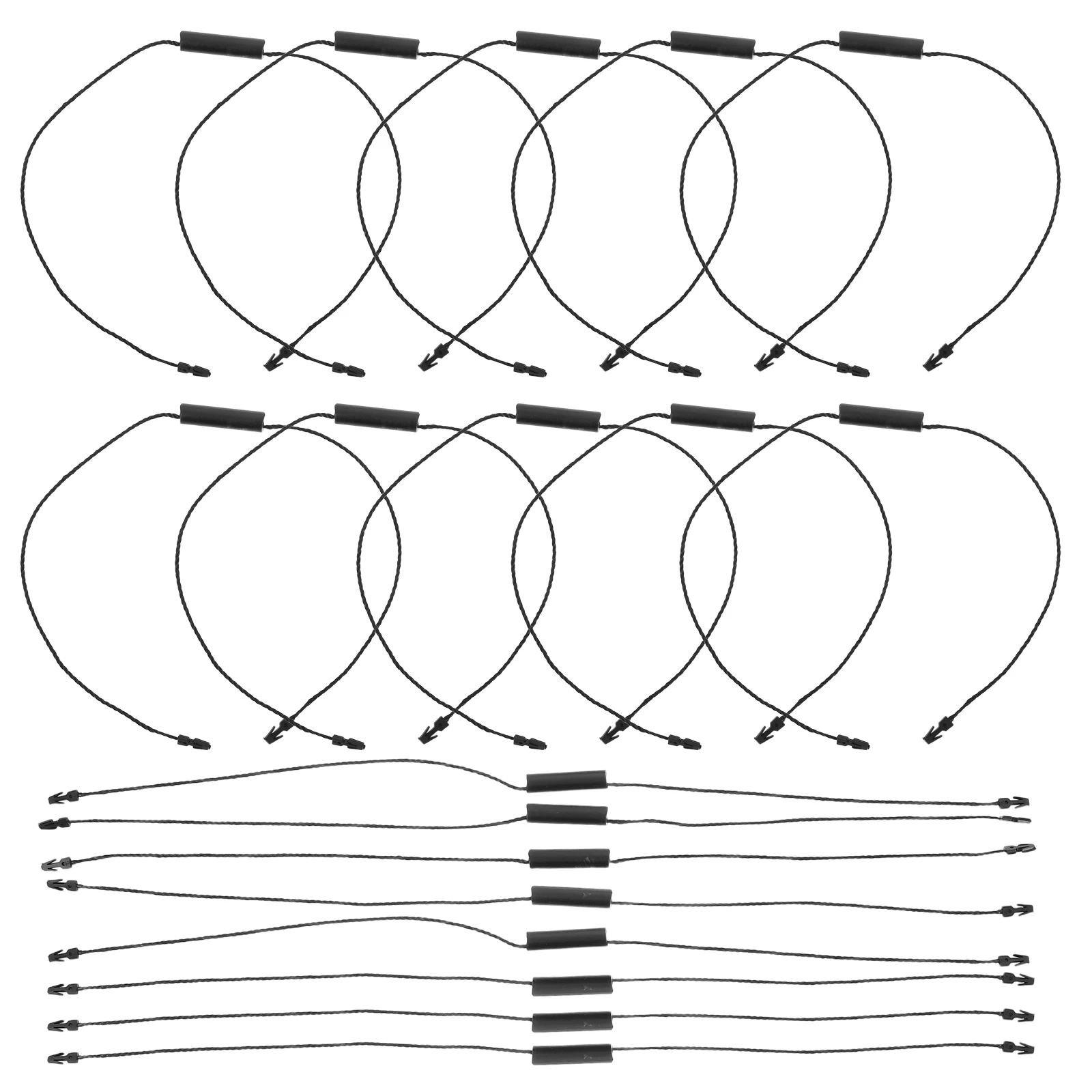 

Tag Rope Cylinder Fasteners Clothing Supplies Labels Lock Accessories Double for