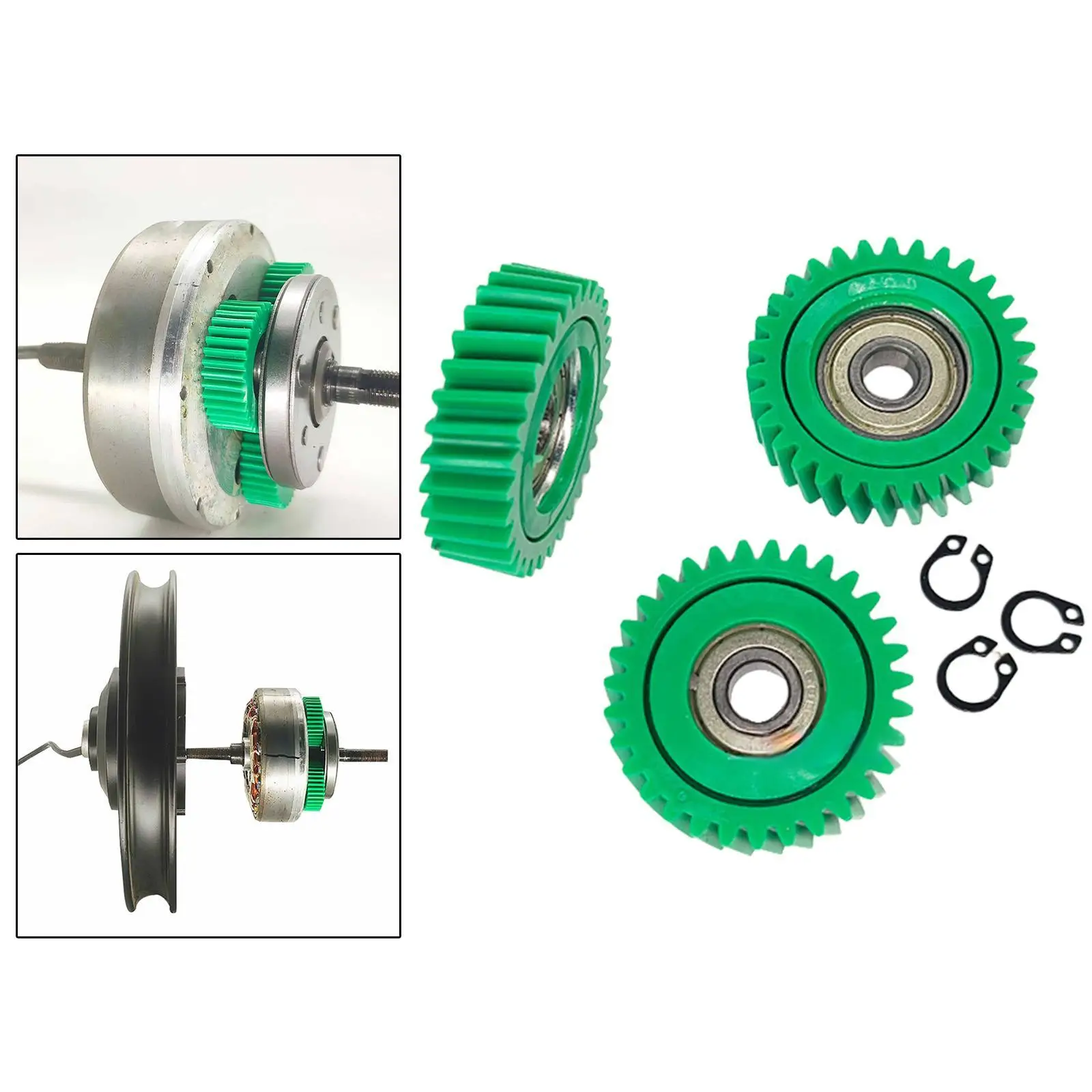 Enhanced Electric Bike Wheel Hub Nylon Planetary Gears with Bearing for Smooth Quiet Riding