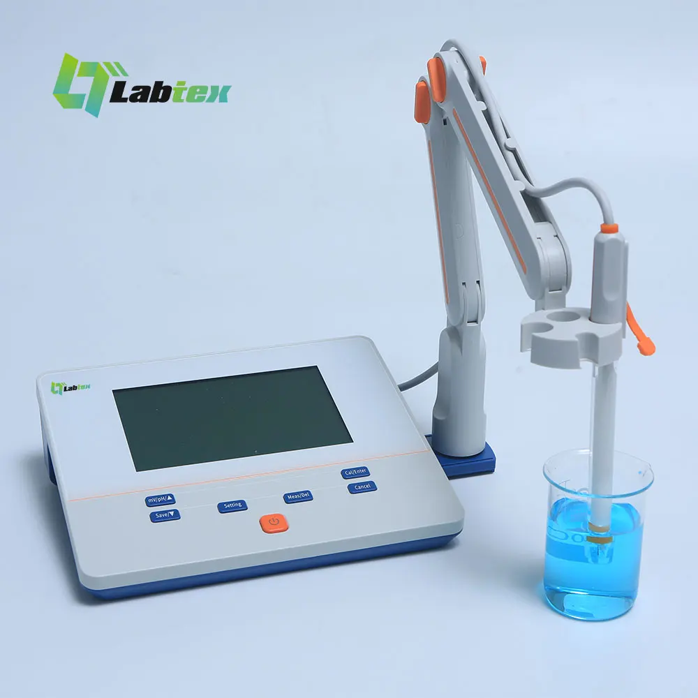 LABTEX PH200EM medidor de PH Digital de sobremesa modelo ECO duradero 3 puntos medidor de ph Digital pantalla táctil impermeable de laboratorio