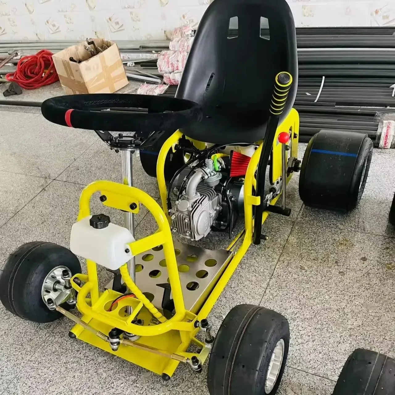 mini kids electric drifting drift go kart 200cc adult 3 wheel 360 fast for adults sale drift party with lights