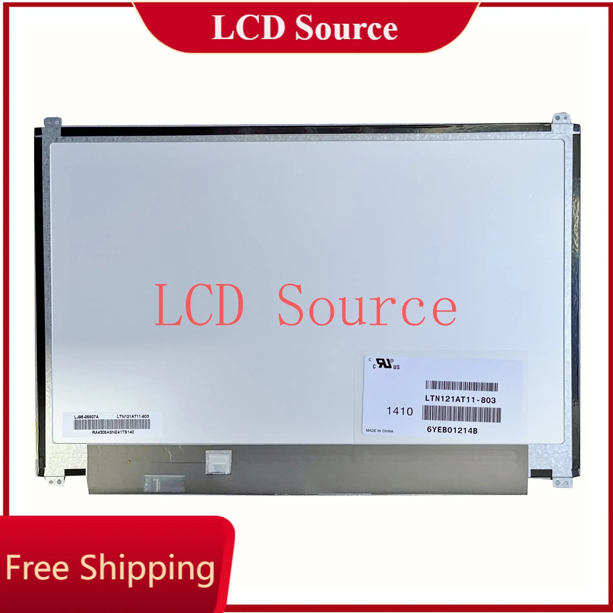 LTN121AT11 803 12.1 INCH Replacement 1280X800 Panel LVDS 40 PINS Laptop LCD Screen