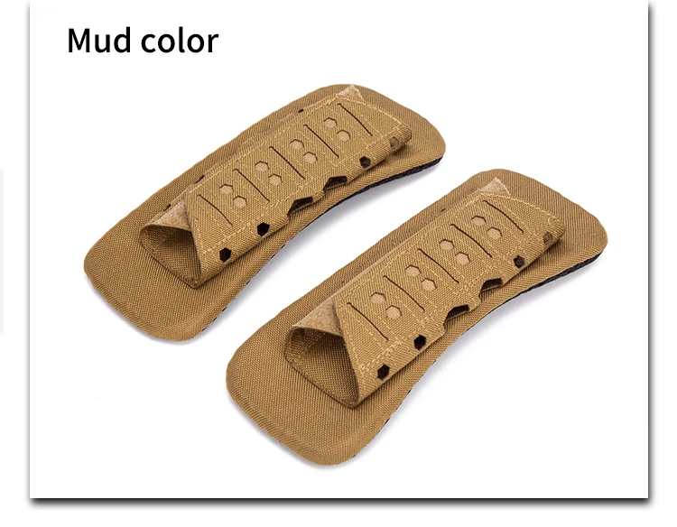 Taktisches Schulterpolster für den Außenbereich, atmungsaktives Rucksackpolster, lasergeschnittenes, stoßdämpfendes, rutschfestes Schultergurtpolster – Detail 12