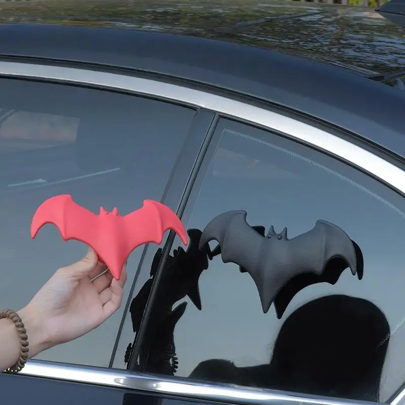1Pcs Car Body Decal Auto 3D Decor Tail Modification No Punch Bat Decorative Sticker Roof Small Tail Car Stickers For Halloween