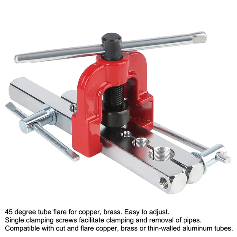 【البيع الساخن!】أداة حرق أنابيب النحاس CT-2010 أنبوب النحاس المتوسع التبريد المياه الغاز الفرامل مع لوحة قضيب مخرطة إحراق