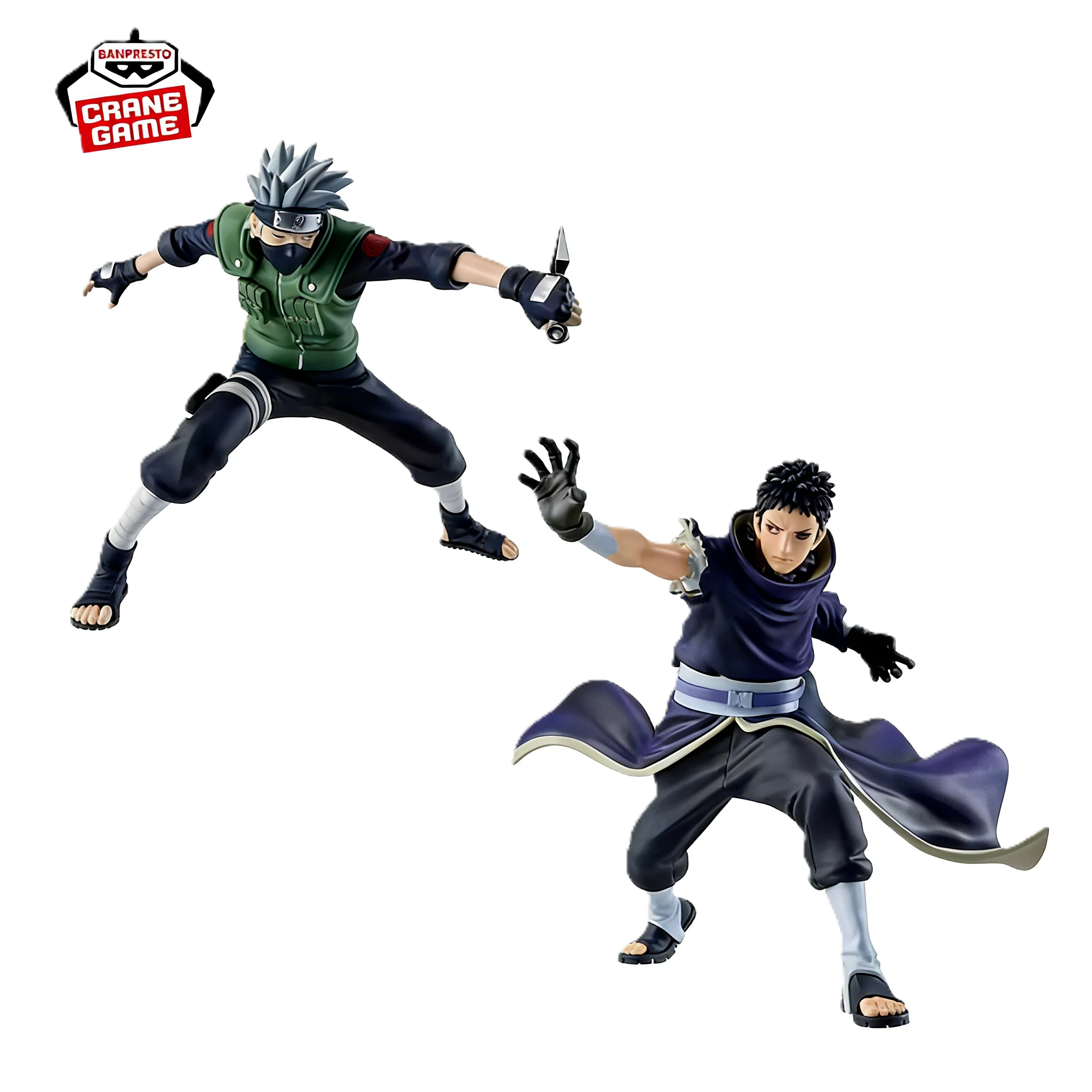 

[In Stock] In Stock Officially Licensed BANPRESTO Naruto Vibration Stars Hatake Kakashi Uchiha Obito Anime Action Figures