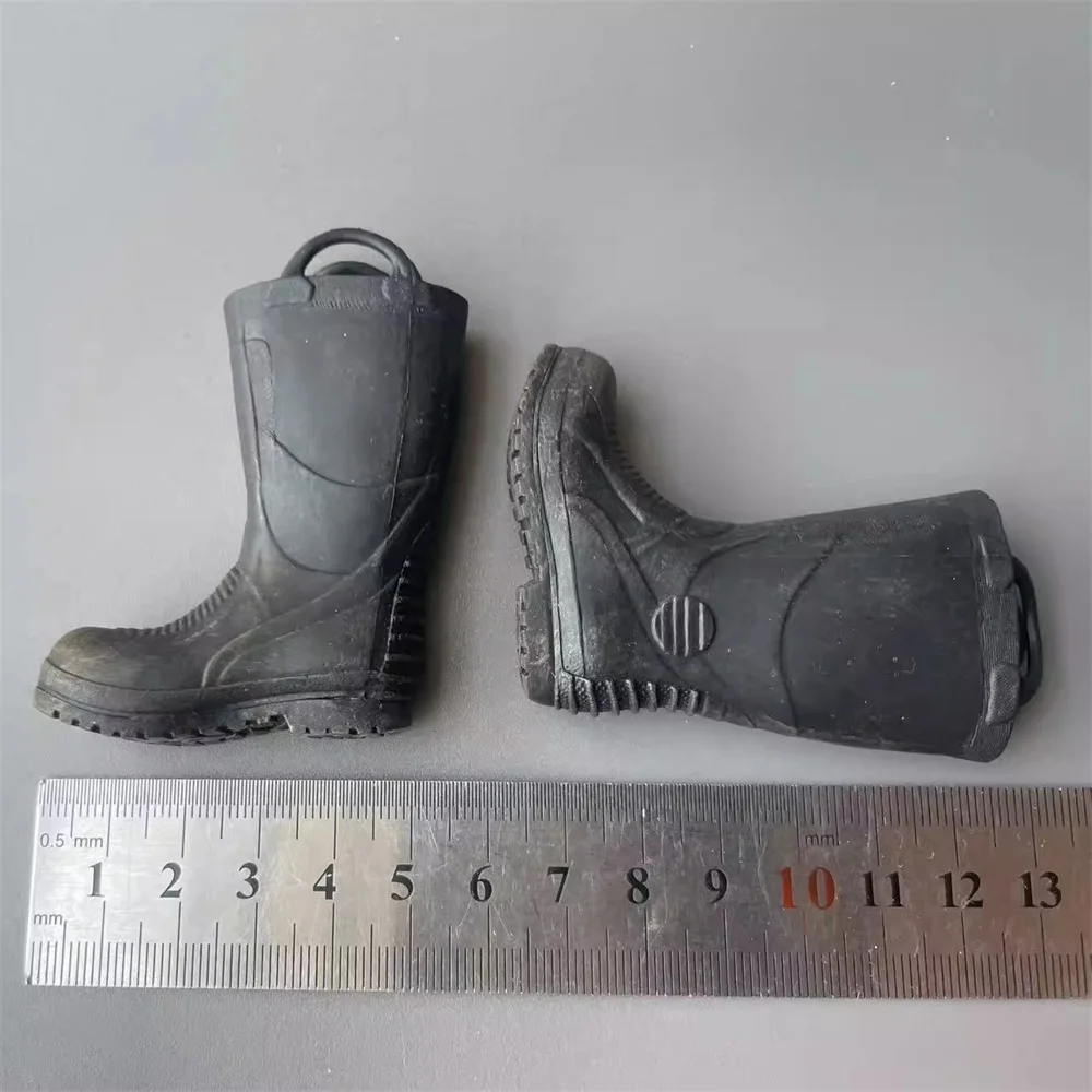 1/6th DML Enterbay Firefighter Bio Boot Shoe Mini Toys Model PVC Material For 12" Action Figure Scene Component Dirty Effect DIY