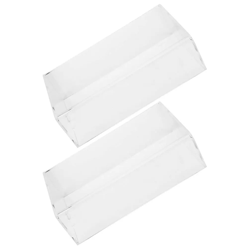 

2pcs Clear Acrylic Mouse Home Office Dust Resistant Transparent Protector Versatile Cover For Wired Wireless Mice Durable