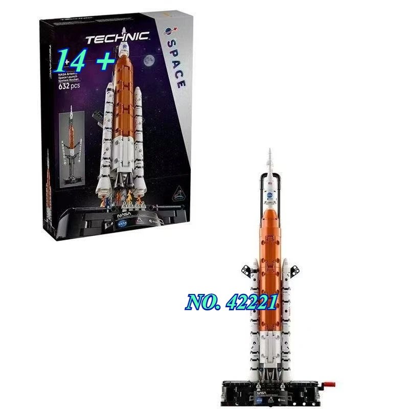 

Конструктор-модель ракеты-носителя Artemis SLS 42221: Коллекционная модель космической ракеты для любителей науки, декор для дома, подарки на день рождения
