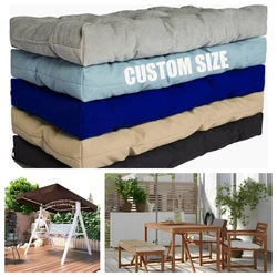 Custom Bench Cushions Swing Seat Cushions Waterproof Thick Piano Bench Cushions Sofa Cushions Indoor Outdoor Patio Garden Chair
