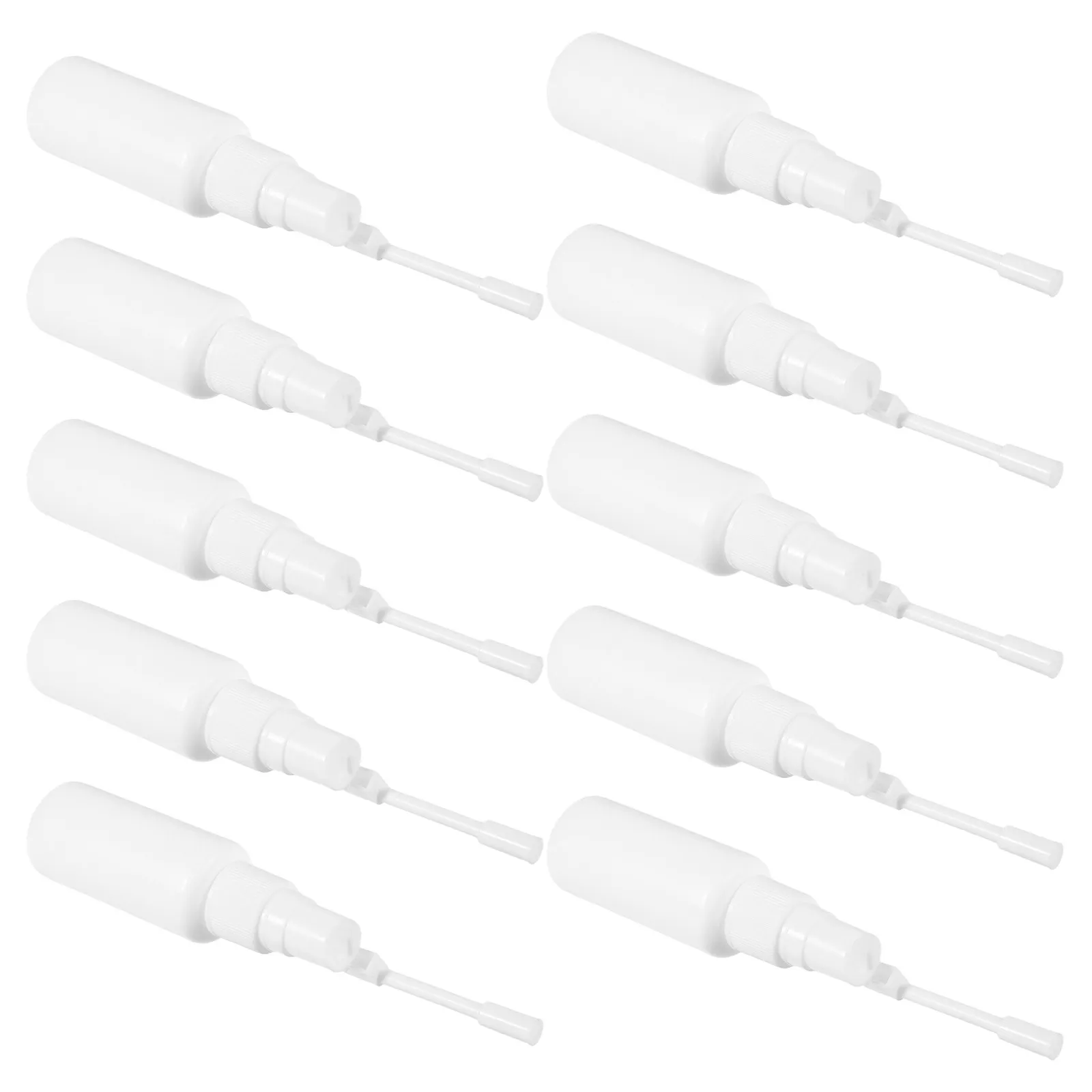 

10Pcs Nasal Spray Bottle Long Rod Swivel Adjustable Sprayer Refillable Empty Containers for Nasal Hygiene and Mist Rinsing