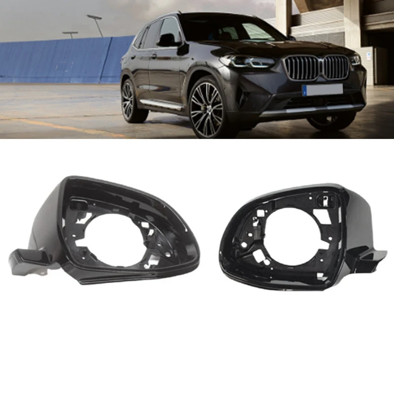 Car Rearview Mirror Cover Rearview Mirror Bracket Door Mirror Shell 51167468241 51167468242 For BMW X3 X5 G01 G05