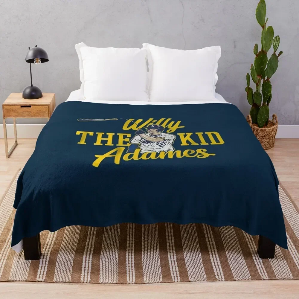 Willy the kid Adames Throw Blanket Bed covers halloween Blankets