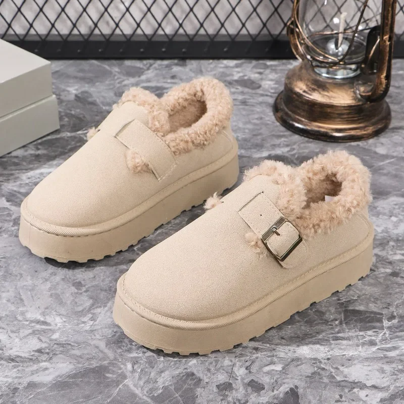 2024 Winter Women's Snow Boots New Casual Fashion Women's Shoes Large Size 44 Women's Snow Boots