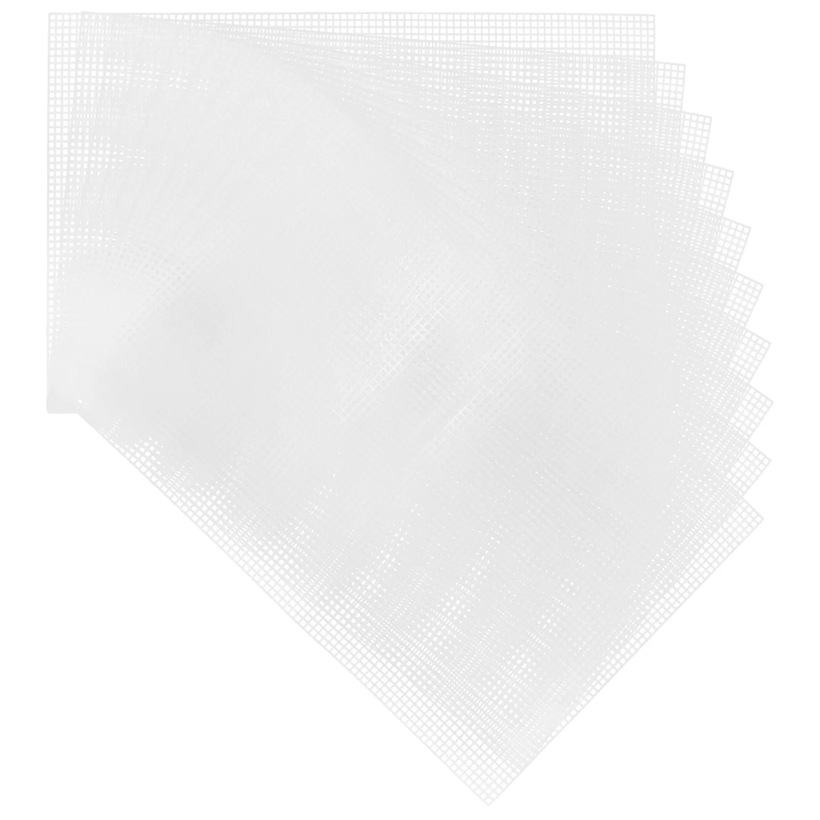 

10Pcs Mesh Sheets for DIY Crafts Portable Cutting Resistant Sewing Grid for Tote Bags Bookmarks Coasters Ornaments Needlework