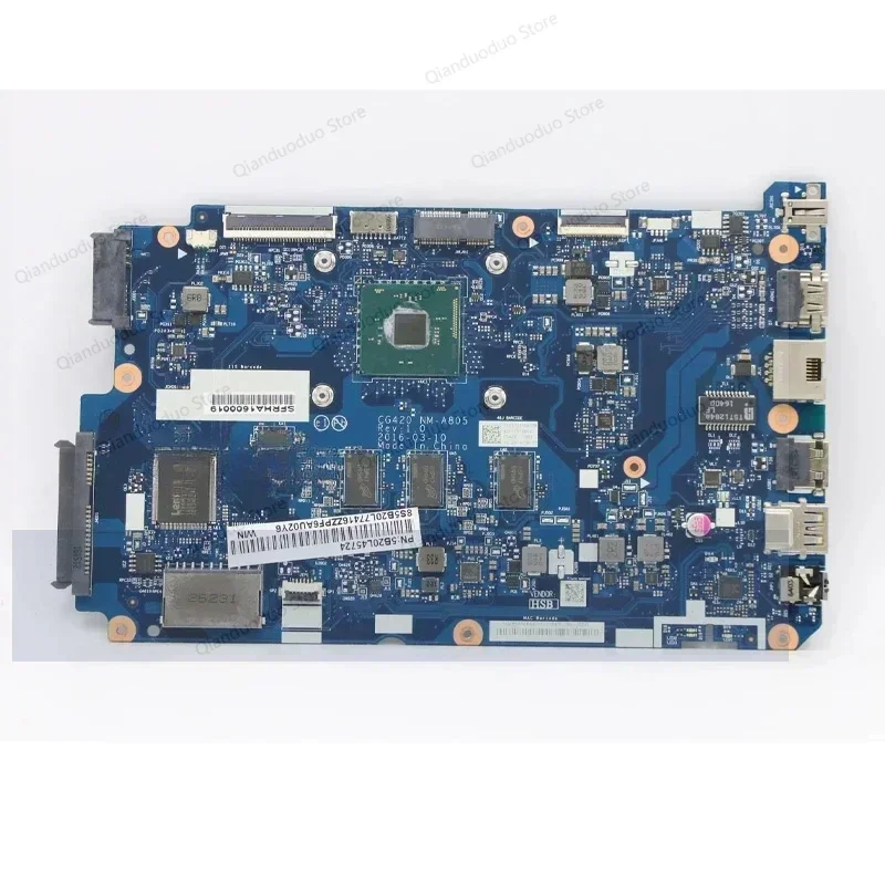 For Lenovo IdeaPad 110-14IBR N3060 UMA 4G NM-A805 Laptop Motherboard Mainboard 100% test OK 5B20L58951 5B20L77416 5B20L45724