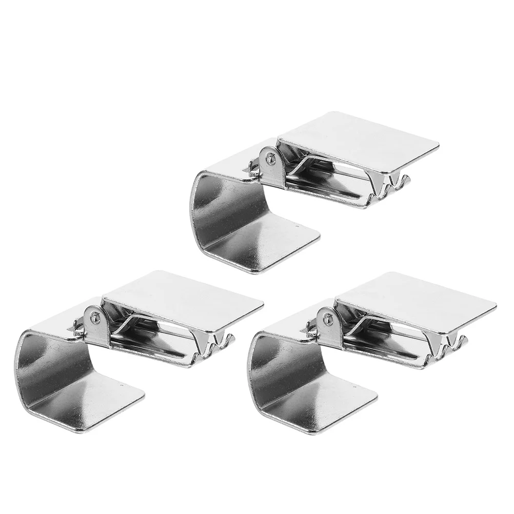 

3Pcs Metal Clips for Hanging Rugs Tapestries Silver Blanket Holders Wall Display Carpet Grippers Quilt Hangers