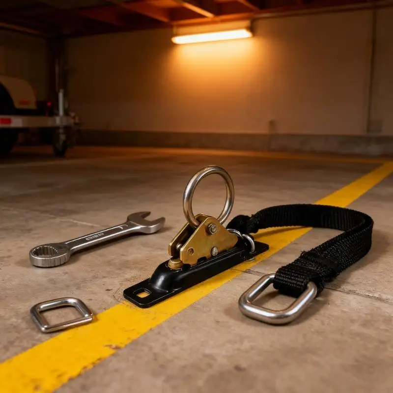 

Набор из 10 безопасных анкеров с лаковым покрытием, разработанных для обработки грузов на путях электронной почты в автомобилях,