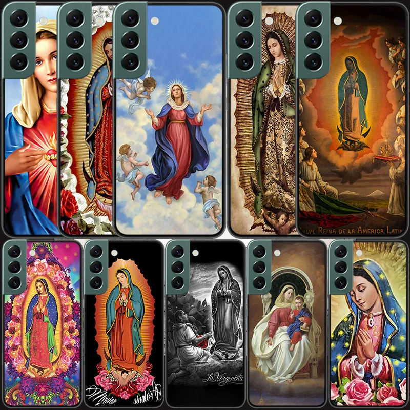 Virgin De Guadalupe Virgen Mary Phone Case For Samsung A16 A26 A36 A56  Galaxy A02S A12 A52S A13 A23 A33 A53 A54 A34 A24 A14 A22 - AliExpress  202192403
