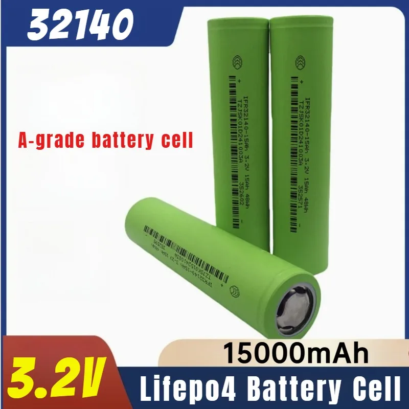 

3.2V 48WH 15Ah 32140 Lifepo4 Battery Large Capacity Scooter Battery Cell A-grade Lifepo4 32140 for DIY Assembling Battery Pack