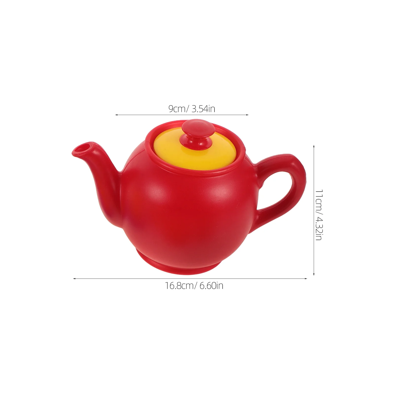 

1 set Children Tea Set Cup Miniature Teaware Girl Service Plastic Teapot Toy Toddler Pretend Toy Realistic Design Safe