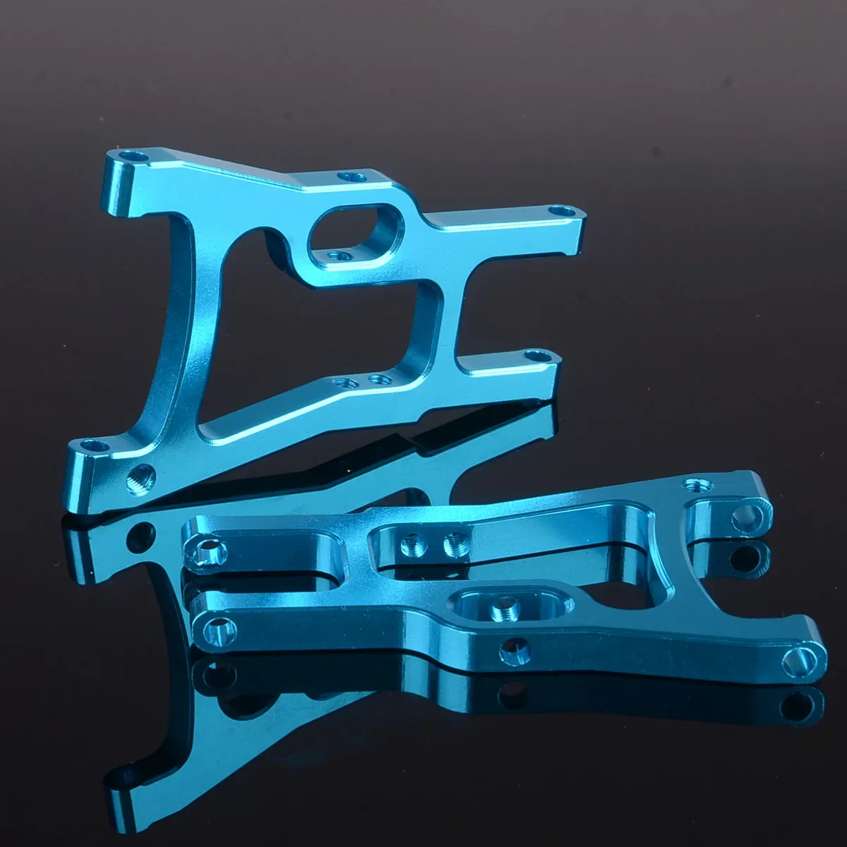 Brazo de suspensión inferior trasero de aluminio # 02007/02160 Piezas de mejora para coche de deriva en carretera HSP 1/10 RC