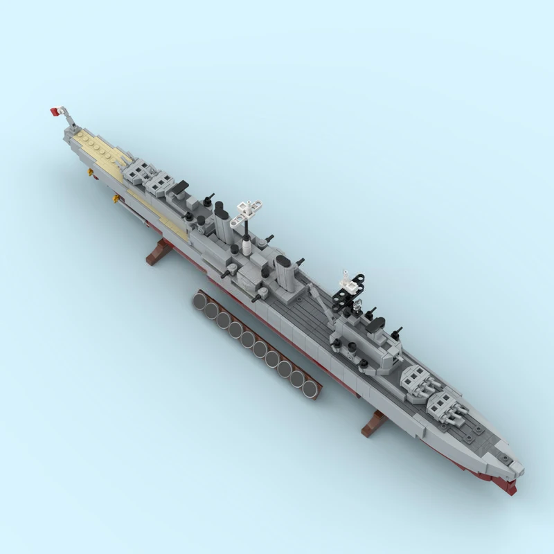 1066pcs MOC HMS Belfast Creator Creator Expert Model Building Blocks Display Assemble Craft Brick Creative Education Birthday