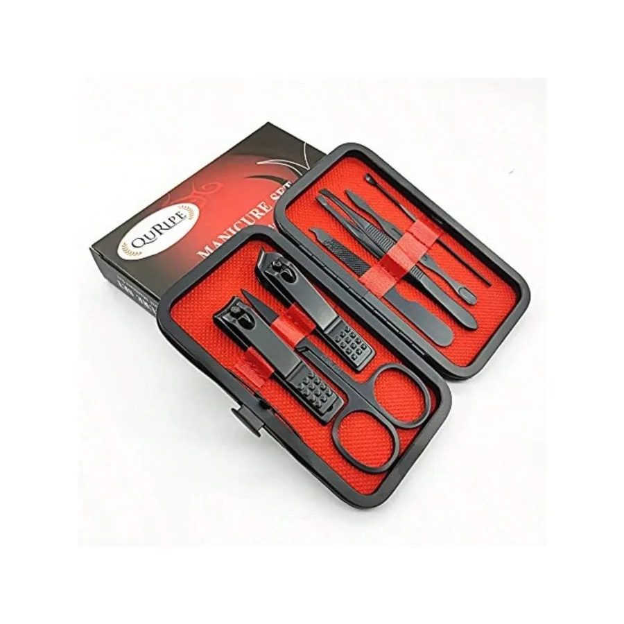 

【New style】7pcs Manicure Set Nail Clippers Kit Stainless Steel Manicure Kit Nail Clipping Tools Portable Travel Grooming Kit Th