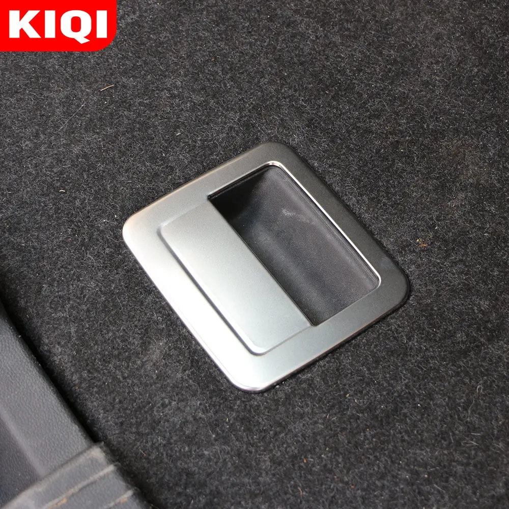 For Volkswagen T-Roc TROC 2018 - 2023 Stainless Steel Car Trunk Spare Tyre Handle Cover Trim Interior Accessories Styling image 5