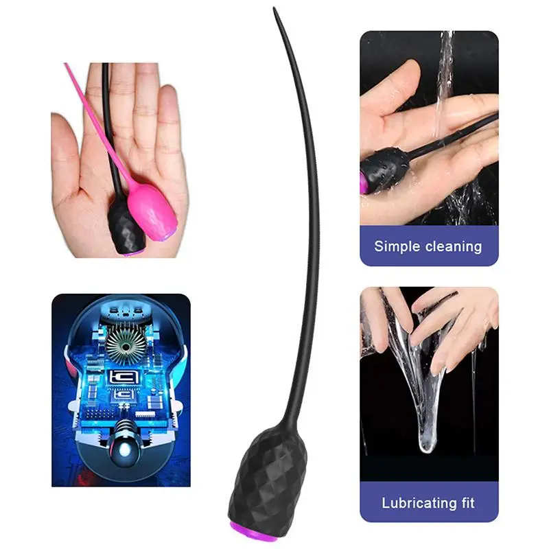 For Prostate Massage Vibrating Urethral Penis Plug And Sound Dilator Set Male Urethra Stimulator With Adjustable Vibration - view 5