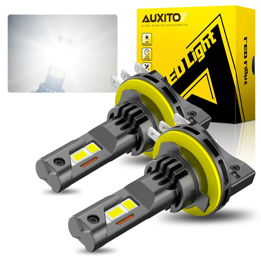 AUXITO 2Pcs 30000LM H15 LED Car Headlight Bulbs Canbus 6500K Led H15 Day Running Lamps Plug&Play For Mazda BMW Mercedes Audi Q7