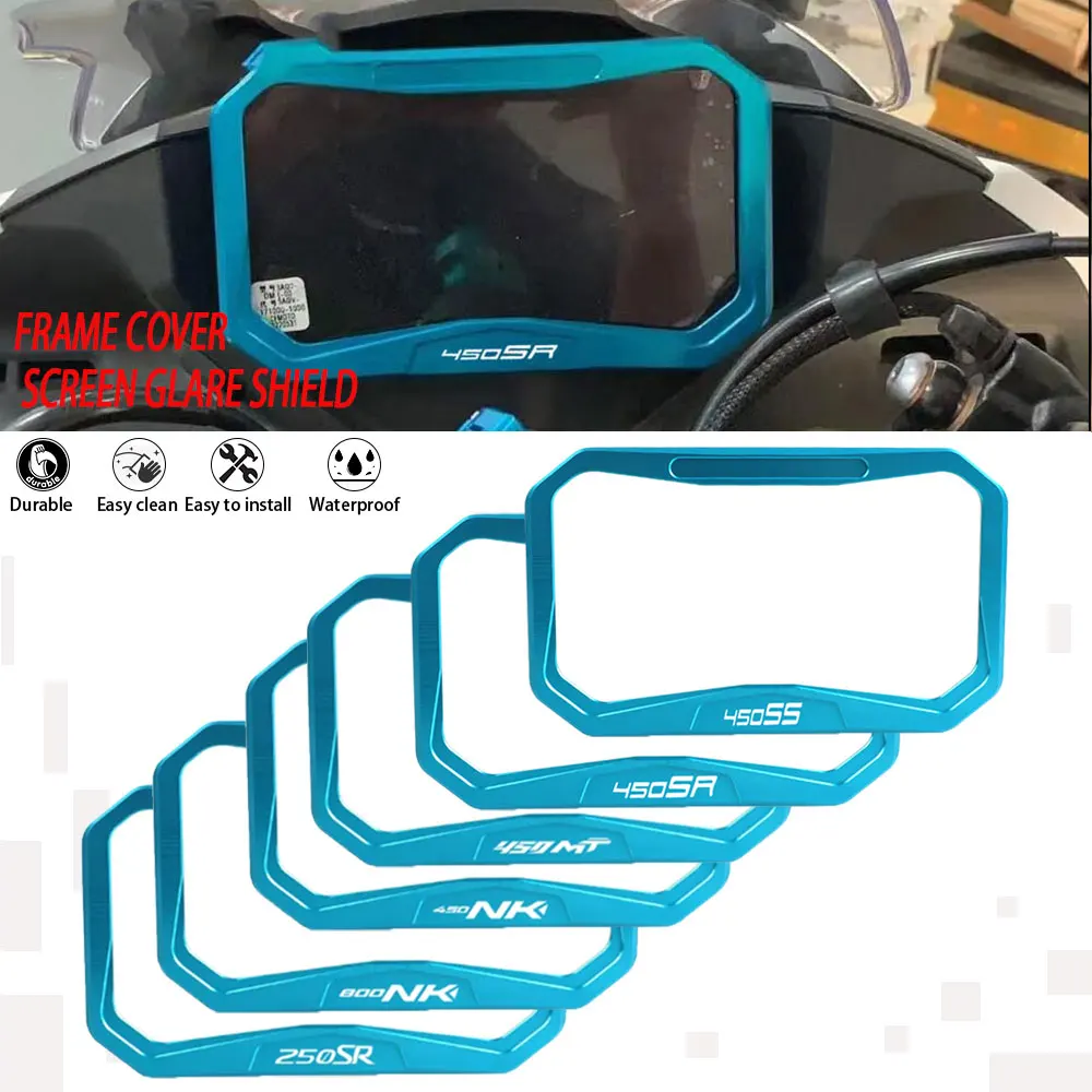 

450SS 450SR SR450 Motorcycle Meter Frame Cover Screen Glare Shield Instrument Display Guard For CFMOTO 450NK 800NK 450MT 250SR