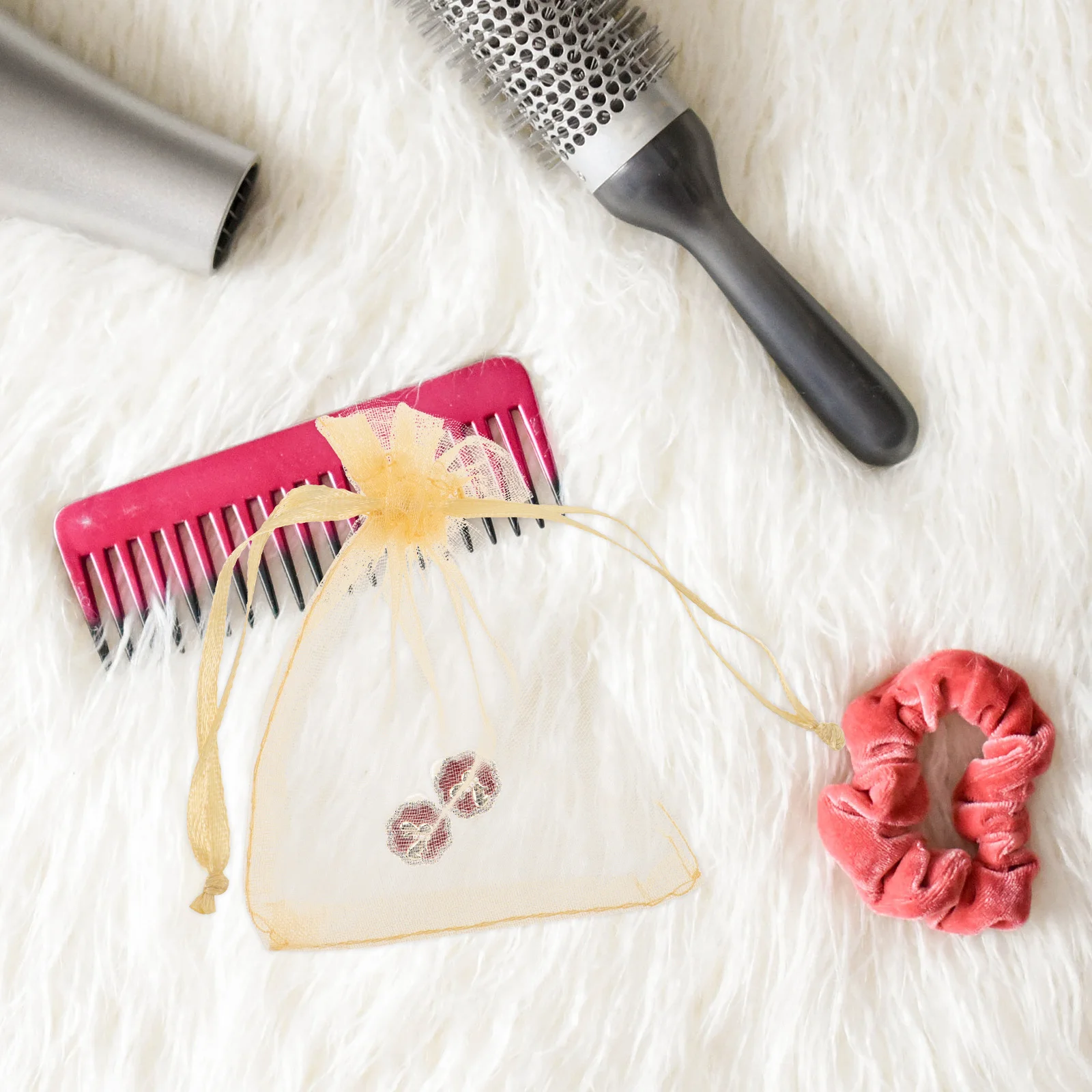 

100 Pcs Gift Bag Wedding Drawstring Bags Medium Organza Small with Favor Fabric Pouch Mini Goody