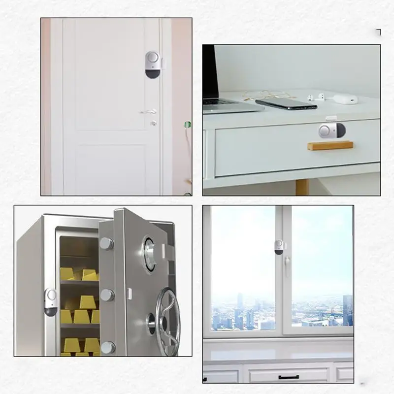 Door Window Alarm Magnetic Sensor Door Window Alarm For Kids Magnetic Alarm Door Sensor Door Ringer Chime Entry Alert Chime For