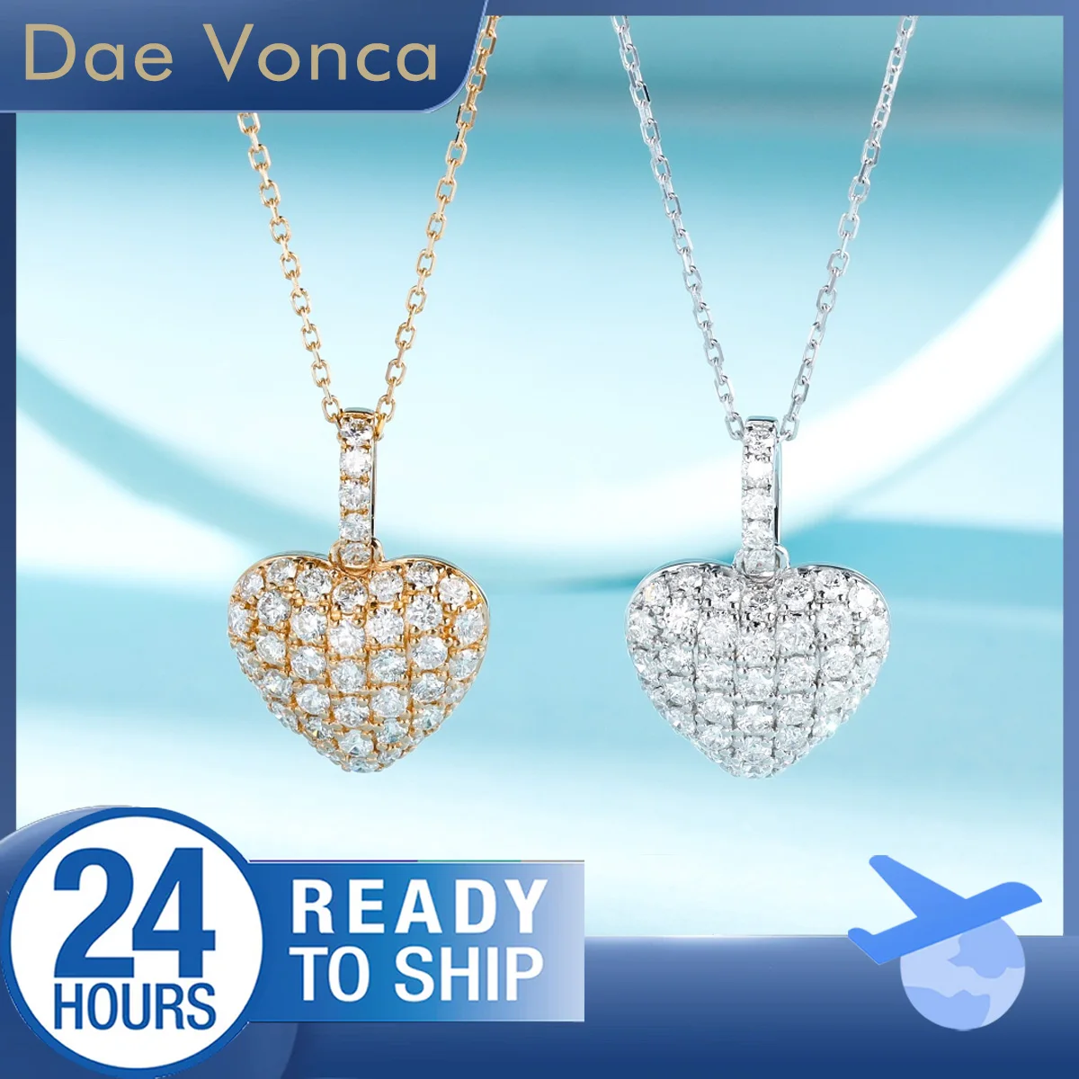 

Ожерелье с бриллиантом круглой огранки из белого/желтого золота 18 карат, выращенное в лаборатории, всего 0,64 карата, в форме сердца с ободом из милгрейна, ожерелье с подвеской из лабораторного бриллианта