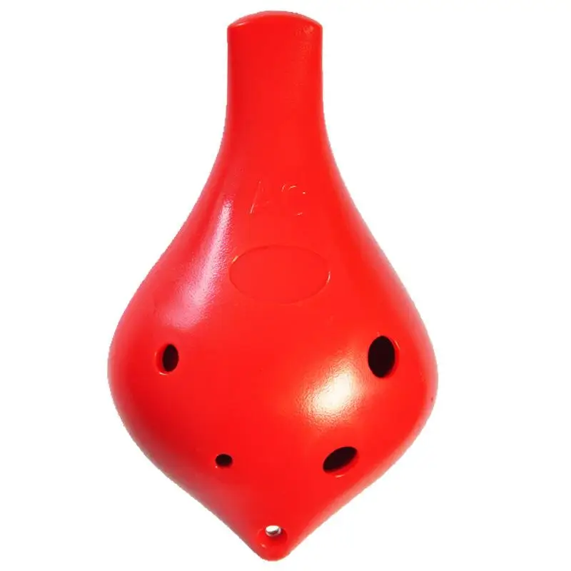 1Pc Long Mouthed Ocarina Beginner 6 Holes Alto C/ac Tuning Resin Plastic Anti Drop Portable Ocarina Musical Instrument