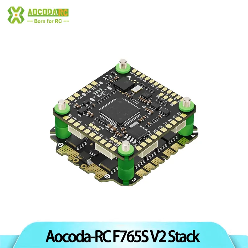 

Aocoda-RC F765S F775S V2 Stack F722 V2 3065S / 3075S 65A / 75A 4in1 ESC 30x30mm 3-6S per FPV Freestyle Drone