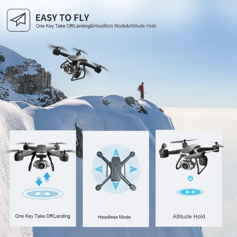 4DRC V14 Aerial Videography Drone Remote Control Height Keep Aerobatic Helicopter WIFI 4K Camera HD Image Transmission FPV Drone