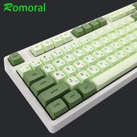 PBT Keycaps 123Keys XDA Profile Personalized Korean English Russian KeyCap For Cherry MX 104/87/61 Mechanical Keyboard