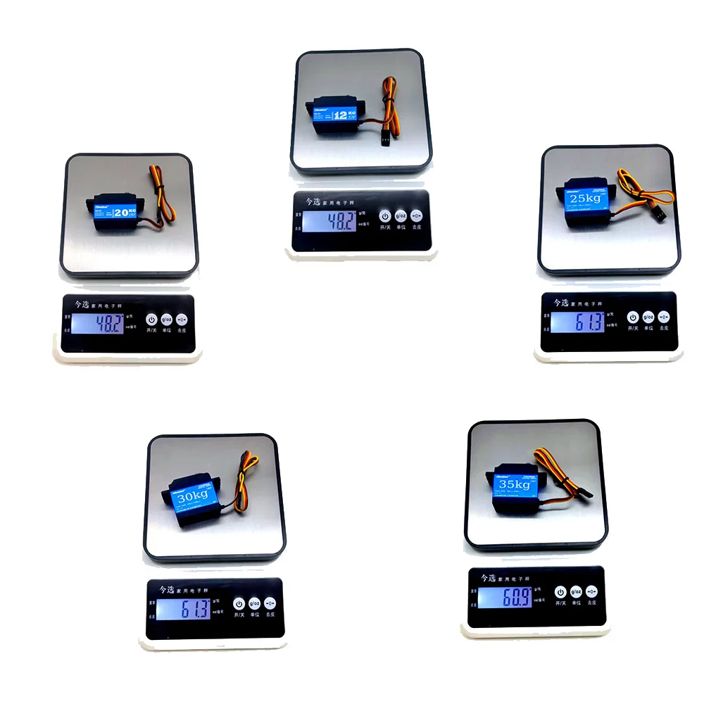 High Torque Digital Servo Collection: Choose from 12KG/20KG/25KG/30KG/35KG, Metal Gear 180°/270° for RC & Robot