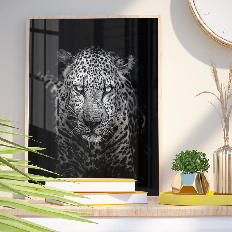 GATYZTORY Paint By Numbers For Adults Beginner Black And White Animal Handpainted Gift Canvas Kits DIY Pictures By Numbers Uniqu