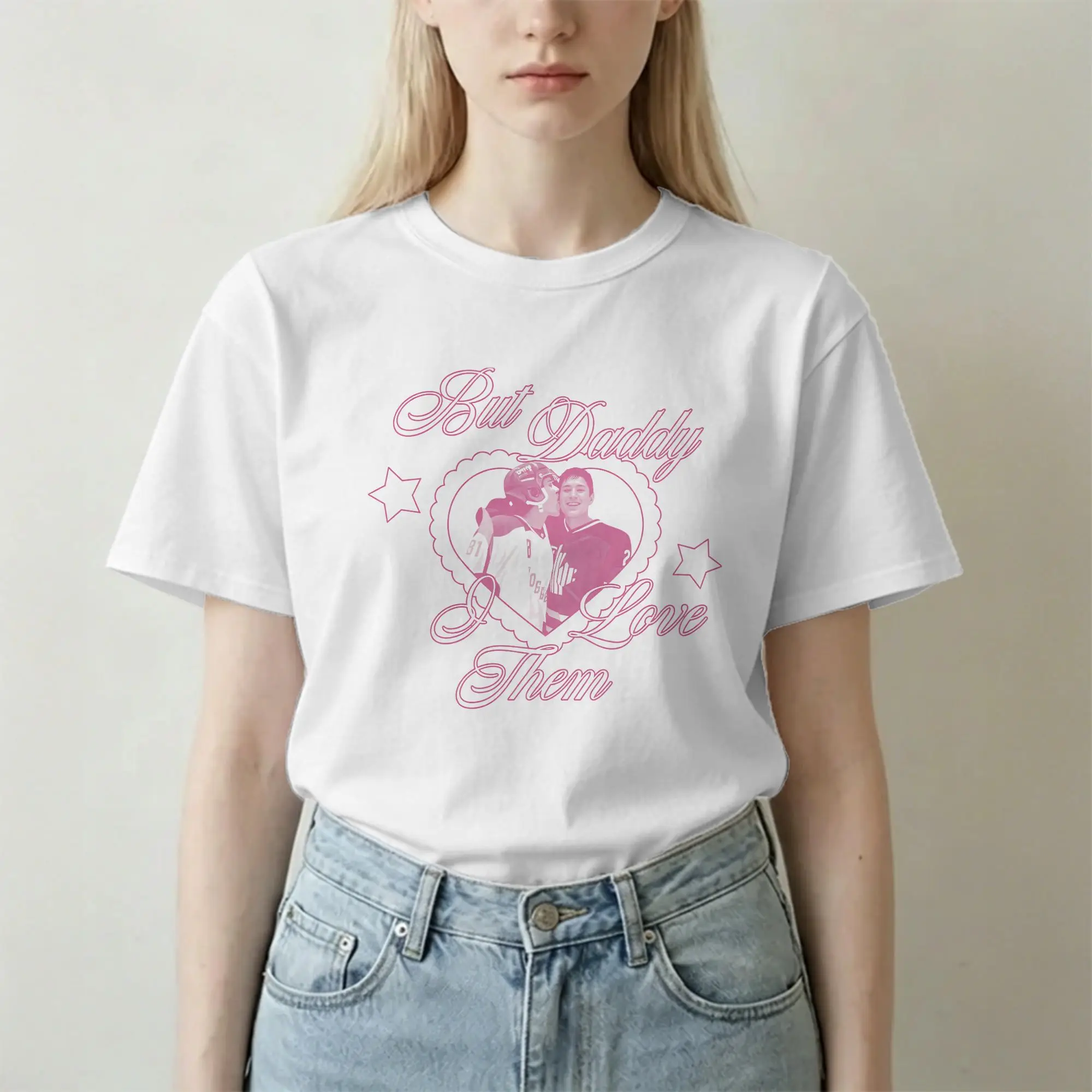 Ilya Shane Pink But Daddy I Love Them T Shirts Men Women 100% Cotton Unique T-Shirt Heated Rivalry Tee Shirt Clothes 4XL 5XL