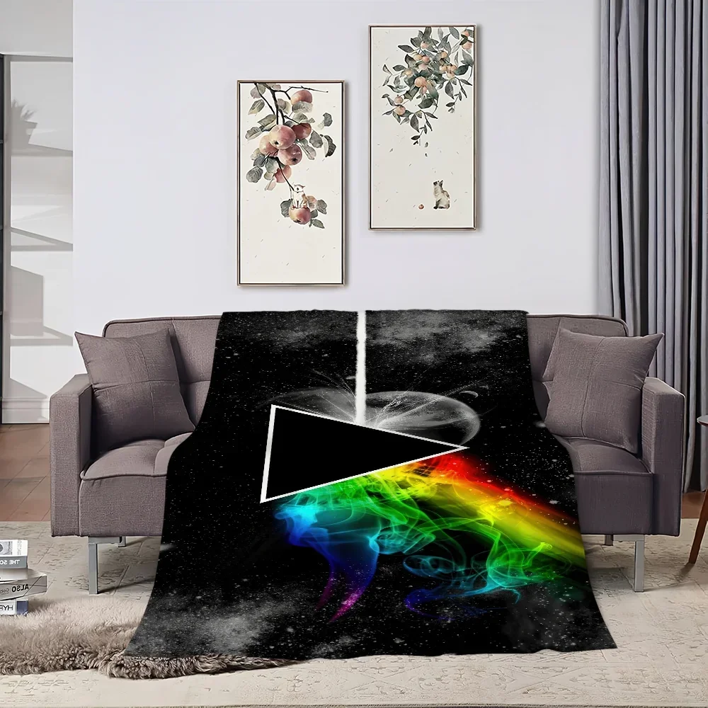 Pink Floyd Wish You Were Here Printed Throw Blanket for Sofa Bedroom Travel and Gifts