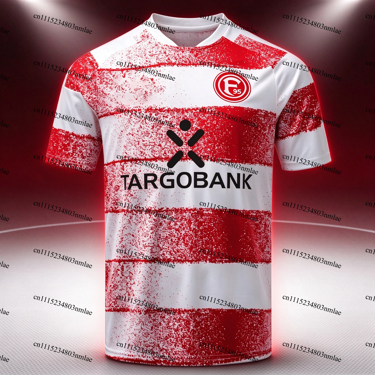 2026-27 Fortuna Düsseldorf Home and Away Jerseys, T-shirts with Digital Printing Patterns, Sports Breathable Short Sleeves