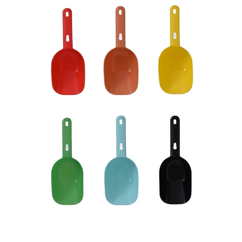 Large Dog Food Shovel Pet Food Spoon Cat Feeding Shovel Multi-color Thickened Plastic Food Shovel for Cat Feeder Dog Accessories