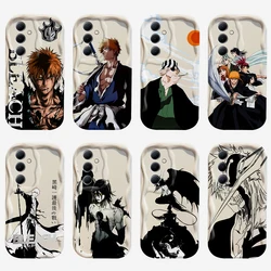 Bleachs Kurosaki Ichigo 3D Wave Case For Samsung A73 A72 A71 A55 A54 A53 A35 A34 A33 A25 A24 A23 A15 A14 A13 A05 A04 4G 5G Cover