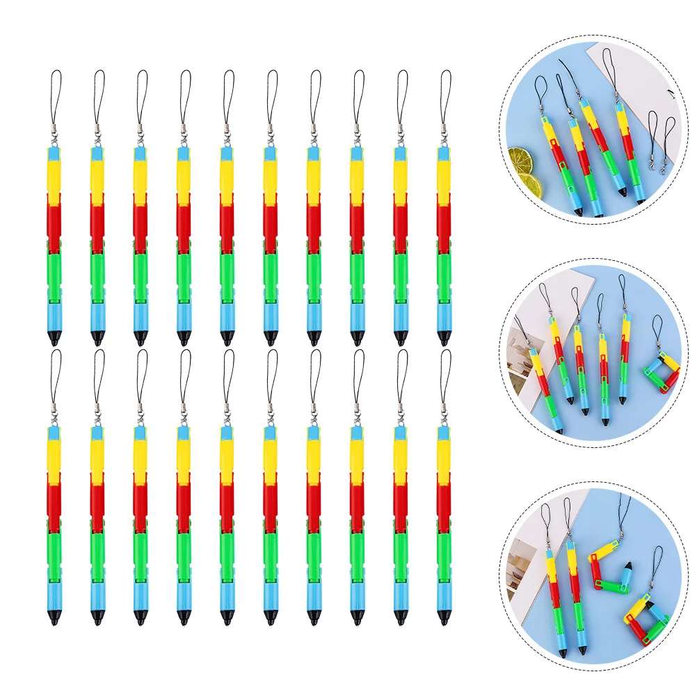 

20Pcs Bendable Shaped Ball-Point Pen Creative Lovely Designed Student Writing Pen for School Stationery Birthday Party