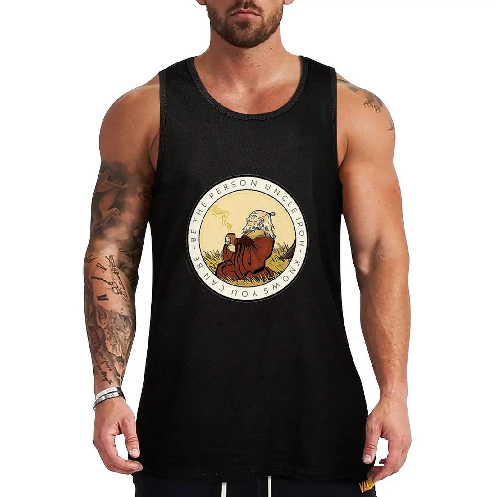 The Person Uncle Iroh Tank Top Premium Soft Tank Top Breathable Comfort Sleeveless